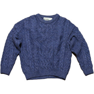Aran Crafts【Heart× Cable】Aran sweater