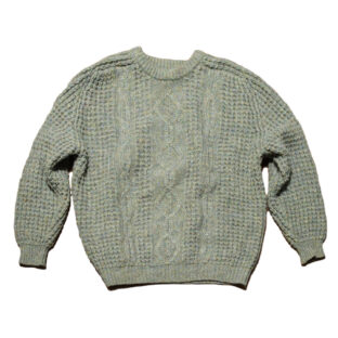 【Diamond pattern】Aran sweater
