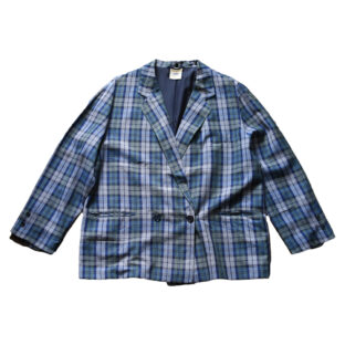 Euro Vintage【linen】double-breasted jacket