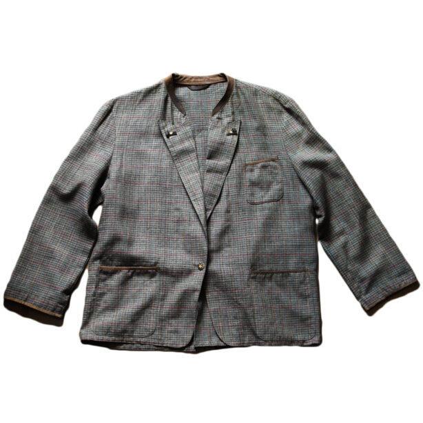Euro Vintage【checked】Tyrolean jacket