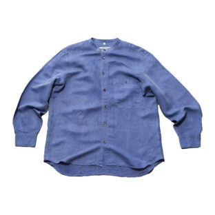 Stand collar【linen】L/S Shirt